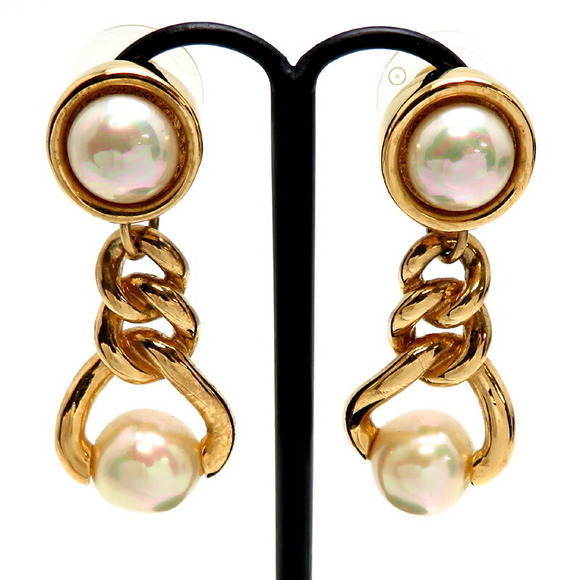 Authentic Dior Pearl Drop Earrings - Picture 3 of 7